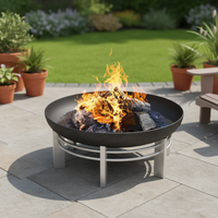Poêle à bois portable d'extérieur pour le camping, la cour, le jardin, les pique-niques, la terrasse et la plage.