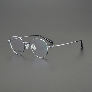 Monturas de <span class=keywords><strong>Gafas</strong></span> <span class=keywords><strong>Redondas</strong></span> Vintage de Nylon con Borde Completo, Diseño Sólido, Estilo Coreano, Coloridas, para Rostro en Forma de Diamante, <span class=keywords><strong>Gafas</strong></span> de Lectura - Product Image 6