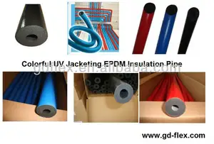Seamless UV-resistance Jacketing EPDM High Temperature Insulation Tube For Solar
