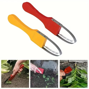 LM LM25241 Desmalezador manual de mano con cuchilla metálica para cortar raíces, mango de plástico con anillo para jardín, césped y plantaciones - Product Image 5