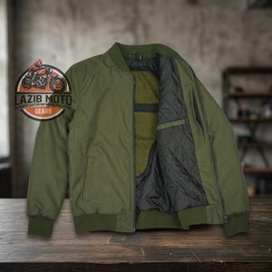 Chaqueta de Motociclista Cordura Directo de Fábrica, Chaqueta Bomber para Hombre con Protectores de Nivel 1/2 CE, Ropa de Motociclismo Urbana - Product Image 1