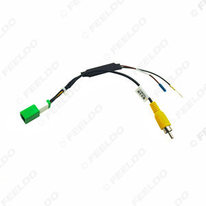 Adaptador de Cable <span class=keywords><strong>convertidor</strong></span> de enchufe de vídeo para cámara trasera inversa de aparcamiento de coche para Isuzu/Mitsubishi/Suzuki Cable <span class=keywords><strong>MP5</strong></span> de coche - Product Image 5