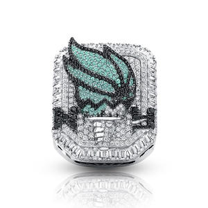 Cincin Juara Wanita New York Libertys 2024 yang Dikustomisasi, Perhiasan Paduan Berkualitas Tinggi untuk Ulang Tahun, Kenang-kenangan yang Dipersonalisasi - Product Image 1