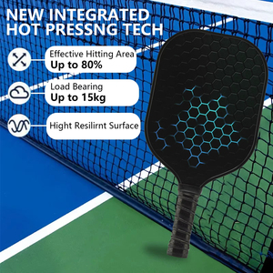 ไม้พายพิคเคิลบอล Forge Pro Carbon T700 พื้นผิวคาร์บอนเต็มรูปแบบ ให้การหมุนที่ดุดันและพลังระเบิด พร้อมจุดตีที่ใหญ่ขึ้น - Product Image 5