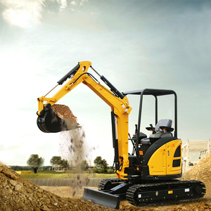 Mini-excavatrice sur chenilles avec godet de 0,05 m³ – Machine de terrassement motorisée pour travaux de construction - Product Image 1