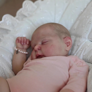 Muñeca <span class=keywords><strong>Reborn</strong></span> de Silicona Yeezwood de 19 Pulgadas, Niña Durmiendo <span class=keywords><strong>con</strong></span> <span class=keywords><strong>Ojos</strong></span> <span class=keywords><strong>Cerrados</strong></span>, Regalo para Niña - Product Image 2