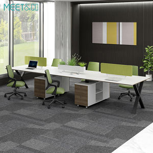 Op Maat Gemaakte Moderne Luxe L-Vorm Kantoorbureau Van Hoge Kwaliteit Houten Meubels Stijlvolle Cabriolet Executive Baas Managers - Product Image 2