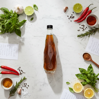 Meilleures ventes de verres à liqueur en cristal transparent de luxe vides de 350 ml, 500 ml, 700 ml pour gin, vodka, whisky, tequila, gravure mate, estampage à chaud