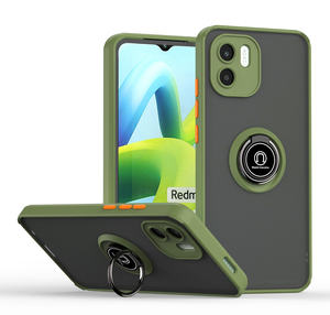 Funda de teléfono esmerilada translúcida mate de lujo para <span class=keywords><strong>Redmi</strong></span> A1/A2, fundas magnéticas para montaje en coche, funda móvil a prueba de golpes - Product Image 6