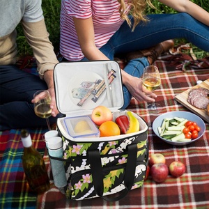 Hawaiian Bags Custom Puakenikeni <b>Lei</b> Waterproof Eco Friendly Large Capacity Portable Soft Picnic Insulated Cooler Lunch Bag - Product Image 4