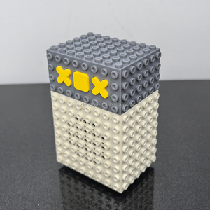 Haut-parleur Bluetooth compatible <span class=keywords><strong>Lego</strong></span>, blocs de construction DIY, mini haut-parleur portable avec surface de briques personnalisable, cadeau pour enfants, jouet STEM - Product Image 4