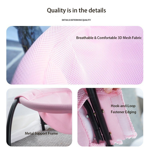 เตียงสุนัขยกระดับได้อย่างทันสมัยเตียงสุนัขแข็งแรงโครงเหล็กระบายอากาศได้ตะกร้าแขวนตาข่ายขนาดเล็กสำหรับลูกสุนัขแมวนอนหลับ - Product Image 6