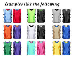 Chaleco Deportivo de Malla de Alta Calidad, Doble Cara, para Entrenamiento de Fútbol - Product Image 3