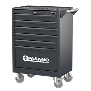 Fasano Tools - Carro de Almacenamiento de Herramientas con Ruedas y 6 Cajones, Resistente, para Mecánicos, para Taller de Reparación de Automóviles - Product Image 1