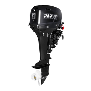 Moteur marin professionnel 9,8 CV, moteur <span class=keywords><strong>hors</strong></span>-bord 2 temps, arbre court de 15 pouces, <span class=keywords><strong>d</strong></span>émarrage manuel, moteur de bateau 169cc pour bateau pneumatique, dinghy, PVC - Product Image 6