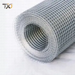 Rolo de malha de arame galvanizado para gaiolas de frango, rede hexagonal para cercas, rede de arame galvanizada a quente