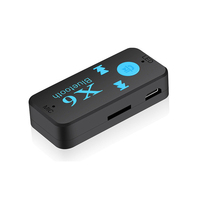 Kit voiture Bluetooth, adaptateur audio Jack 3,5 mm, émetteur-récepteur stéréo sans fil Bluetooth, appels mains libres