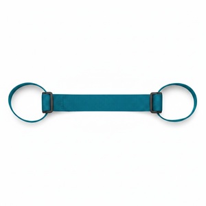 Sangle de transport pour tapis de yoga en polyester imprimé, largeur environ 38 mm, boucles réglables, logo personnalisé par transfert thermique - Product Image 3