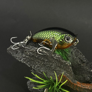 Leurre de pêche artificiel Pompadour Topwater Crawler 45mm 7G, Cicade aquatique Wobbler, Crankbait sonore pour Black-bass et Perche - Product Image 4