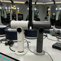 Sèche-cheveux professionnel portable, mini, rechargeable, sans fil, USB, 4 vitesses, avec diffuseur de chaleur réglable, pour les voyages