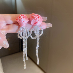 2025ใหม่แฟชั่น925เข็มเงินมุกต่างหูพู่ห้อยต่างหูเพทายผีเสื้อต่างหูเครื่องประดับของขวัญเครื่องประดับสำหรับผู้หญิง - Product Image 5