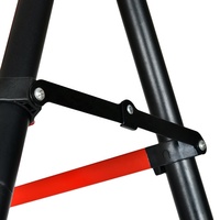 Échelle télescopique double en aluminium de style industriel, échelle pliante moderne pour l'extérieur, certifiée EN131 pour l'isolation