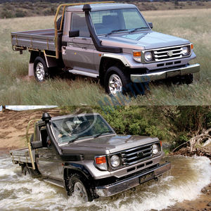 MAICTOP accesorios de coche lc70 4x4 lldpe frente tubo para landcruiser 70 71 73 75 78 79 series FJ70 LC75 <span class=keywords><strong>snokel</strong></span> con palabras - Product Image 1