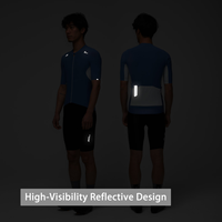 Maillot de Ciclismo Corto para Hombre RESEARCH, Cortavientos, Transpirable, de Secado Rápido, para Primavera/Verano, para Ciclismo de Carretera y Montaña, OEM