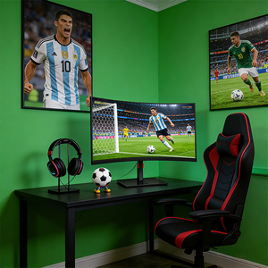 Moniteur de jeu en vente directe, 2k HD, 180 Hz, 27 pouces, résolution 2560*1440, écran <span class=keywords><strong>incurvé</strong></span> LED de bureau, écran d'ordinateur <span class=keywords><strong>PC</strong></span> - Product Image 1