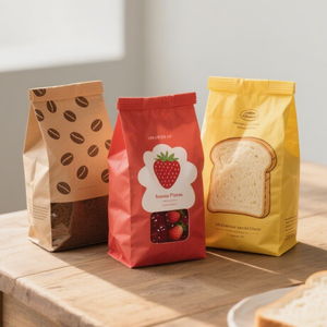 Bolsa de Plástico Sellable por Cuatro Lados a Prueba de Humedad - Reutilizable con Refuerzo Lateral Cuádruple BOPP/VMPET/PE para Alimentos para Mascotas y Chicle - Product Image 1