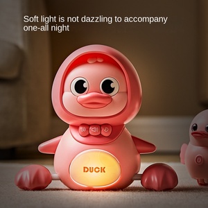 Çocuklar İçin Elektrikli Salıncaklı Emekleme Ördeği Oyuncağı - Manyetik Tutuş, Müzik ve Işık Bebek Erken Eğitim Yatıştırıcı Emekleme Oyuncağı - Product Image 3