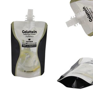 Tùy chỉnh 100ml 500ml 1L Spout Pouch nhựa màu đen đứng lên túi với Spout phân hủy sinh học dầu gội Spout Pouch - Product Image 4