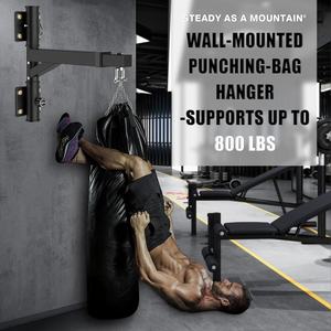 Wellshow Sport Wall Mount <span class=keywords><strong>Saco</strong></span> de <span class=keywords><strong>boxeo</strong></span> Colgador Heavy Duty Colgador Ajustable <span class=keywords><strong>Saco</strong></span> de <span class=keywords><strong>boxeo</strong></span> <span class=keywords><strong>Soporte</strong></span> Bolsa de <span class=keywords><strong>boxeo</strong></span> <span class=keywords><strong>Soporte</strong></span> para gimnasio en casa - Product Image 4