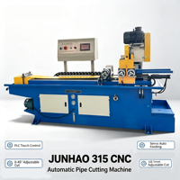 Machine de découpe automatique de tuyaux CNC, découpe des tuyaux carrés, ronds et rectangulaires sans soudure avec des finitions lisses