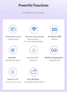 21.5 inch cảm ứng di động tương tác thông minh TV với 1920*1080 IPS màn hình cảm ứng xây dựng trong pin 8 + 128 gam kỹ thuật số biển hiển thị - Product Image 5