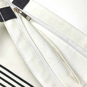 Nautical Theme Cotton Shoulder Bag with Focal Anchor Design - Product Image 5