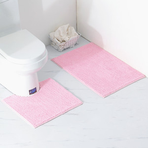 Hiện Đại Shinny Chenille Thảm Đặt Nhà Sử Dụng Polyester Chất Liệu Thảm Bộ Sưu Tập Tắm Mat Cho Phòng Tắm Sử Dụng - Product Image 3