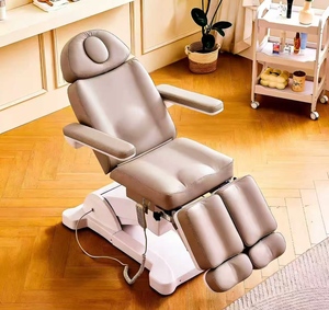 Cama Eléctrica de Belleza para Salón, Silla de Masaje Ajustable, Silla de Tratamiento Tapizada con Reposacabezas para Spa y Clínica - Product Image 5