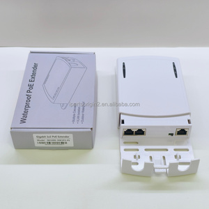 Waterproof Gigabit PoE Repeater 1in2Out10/100/1000Mbps IEEE802.3af/at PoE Extender for CCTV <b>IP</b> <b>Camera</b> 200M Transmission Distance - Product Image 1