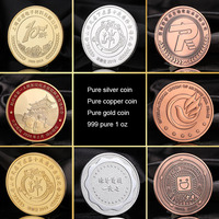 Nouvelle Conception Pièce Souvenir Personnalisée Jeton 3D Alliage de Zinc Logo Or Argent Laiton Cuivre Métal Pièce Défi Souvenir