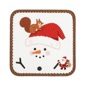 Posavasos de PVC Rectangular Antideslizante, Aislante del Calor, Impermeable, con Diseño Navideño de Santa Claus - Product Image 5