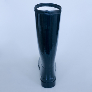 Las mujeres es alto brillante <span class=keywords><strong>botas</strong></span> <span class=keywords><strong>de</strong></span> goma personalizar negro brillante <span class=keywords><strong>de</strong></span> goma <span class=keywords><strong>botas</strong></span> Wellington - Product Image 4