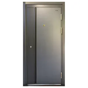 Precio barato Seguridad Metal Puertas de acero Nuevo diseño