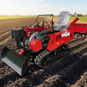 Multifunction 25 35HP Farm Mini Tractor Farming Equipment <b>Cultivators</b> Tiller Rotary Crawler for Sale - Product Image 1