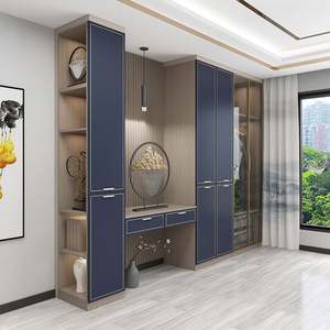 Armoire en bois moderne et élégante, réglable, pour chambre à coucher, meubles de haute qualité avec un grand espace de rangement pour le salon ou l'usage domestique - Product Image 4