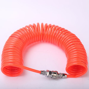 Manguera de Resorte de PU para Compresores de Aire, Conducto Espiral Telescópico de 8/10/12 mm con Conector - Product Image 1