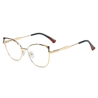 Lunettes de vue pour femmes 0 dioptrie, style œil de chat, anti-radiation, montures optiques de prescription pour femmes, collection 2026