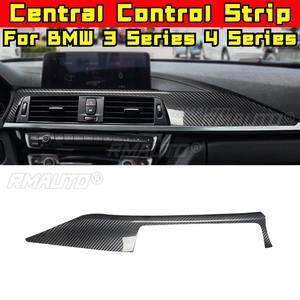 Para BMW Serie 3 y Serie 4, Modificación Interior del Automóvil, Panel de Instrumentos de Control Central, Tira Decorativa de Fibra de Carbono - Product Image 1