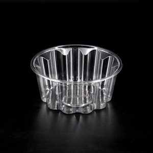 Boîte alimentaire transparente en PET avec couvercle en dôme, idéale comme boîte de transport pour gâteaux et desserts, étanche aux fuites. - Product Image 5