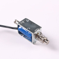 Youge DC 12V 2A 2N Électro-aimant de type cadre Push-Pull, solénoïde de dégagement marin à crochet, rétraction par alimentation, sécurité, 19x16x30mm pour